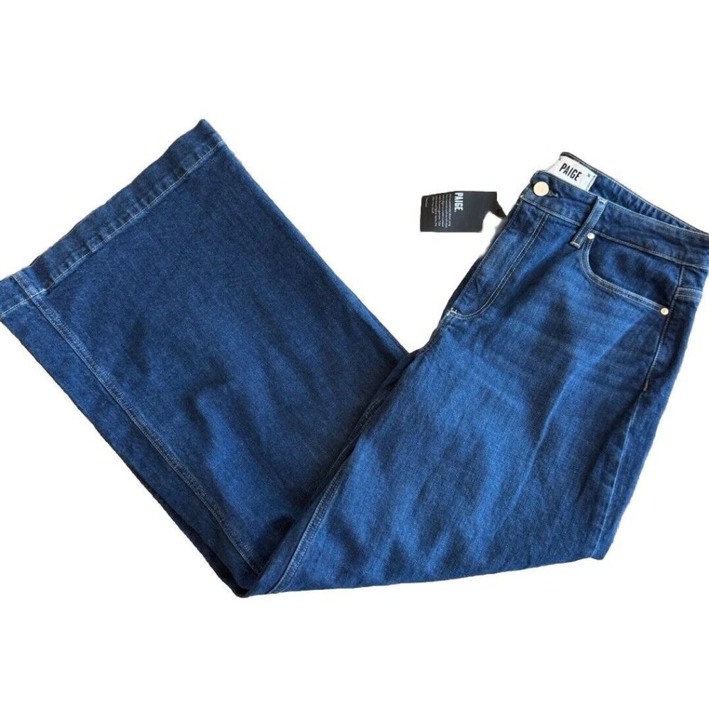 PAIGE Blue Wide Leg Pants